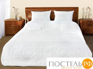 121763201 Одеяло Cotton light с волокном хлопка 172*205 Белый
