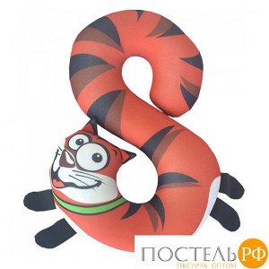 Игрушка «Цифры животные» (Ап16сен32, 35х31, 8, Красный, Кристалл, Микрогранулы полистирола)
