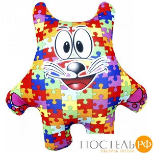 Игрушка «Кот» (Аи09кот04, 28х27, Разноцветный, Кристалл, Микрогранулы полистирола)