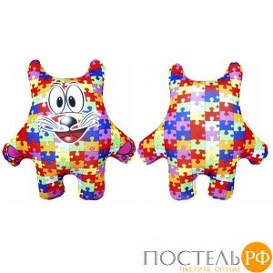 Игрушка «Кот» (Аи09кот04, 28х27, Разноцветный, Кристалл, Микрогранулы полистирола)