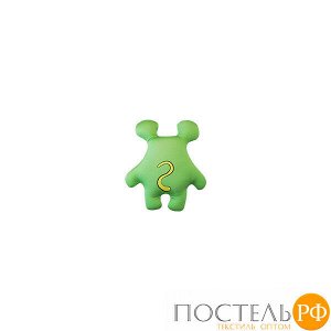 Игрушка «Мышь» (Аи02жив25, 33х27, Зеленый, Кристалл, Микрогранулы полистирола)