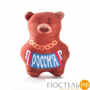 Игрушка «Михаил» (T2217C1901B001BR, 22х17, С гармошкой, Коричневый, Бифлекс, Микрогранулы полистирола)