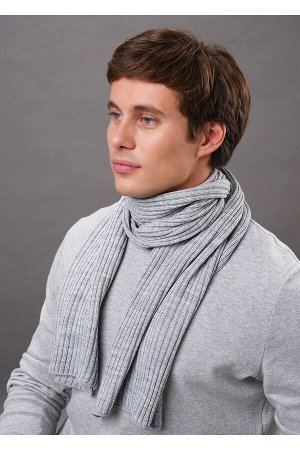 #81606 Мужской шарф серый
