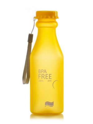 Бутылка Verona BPA Free, 550 мл, желтая