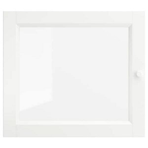 ОКСБЕРГ Стеклянная дверь, белый, 40x35 см