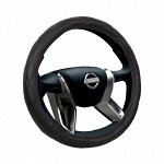 Чехол на руль &quot;AZARD VOIN ROMB&quot; экокожа OPLV0501 M, d=38см, черный