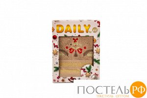 DAILY by T КЭРИ Полотенце  50х90-1, 1пр,хл., 450 гр/м2