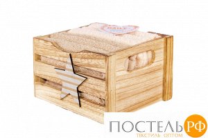 ТОРИЗА экрю/беж  к-т полотенец 30x30-6, 6пр.,хл.,27 гр/м2