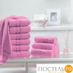 Полотенце для рук, DOME, Harmonika, Pink, Розовый, 30х50 см - 10 ШТУК