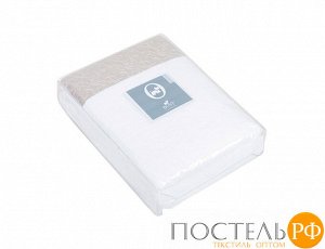 Полотенце с вышивкой  "CASTELLO" ТМ "BOVI" 100% хлопок, 550г/м2  р-р: 50 x 100см, цвет:  белый/серо-бежевый