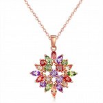 Колье с позолотой, Swarovski Crystal Shik