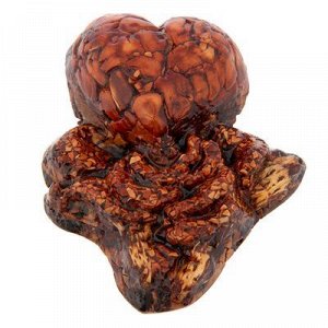 Сувенир из кедропласта на магните "Сердце" 6,5x6,5 см