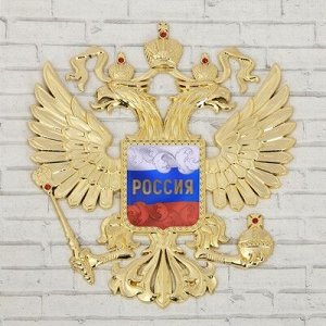 Герб настенный "Россия", 25 х 22,5 см