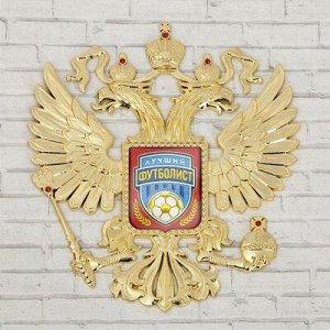 Герб настенный "Лучший футболист", 25 х 22,5 см