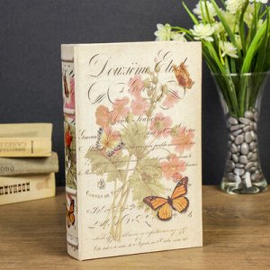 Сейф-книга дерево "Полевые цветы" 24х16х5 см