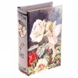 Сейф-книга дерево "Голландские розы" 17х11х5 см