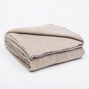 Одеяло полушерстяное Эконом, 380 г/м2, 140х205 гладкокрашенное тёмно-серый, 70% шерсть, 30% 438587