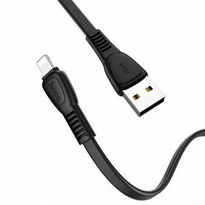 USB кабель Hoco Noah Flexible & Durable For Lightning 2.4A, 1 м