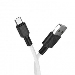 USB Кабель Hoco Superior Style MicroUSB 2.4A, 1 м