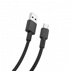 USB Кабель Hoco Superior Style MicroUSB 2.4A, 1 м