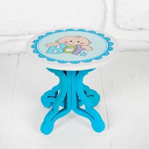 Столик для кукол "В голубом цвете" 9-8-9 см