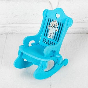 Кресло для кукол "В голубом цвете" 10-7-13 см