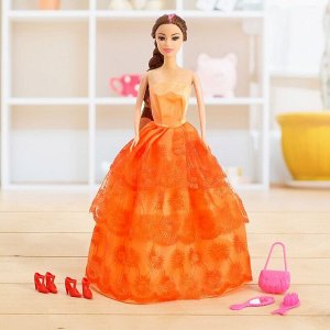 Кукла-модель «Лида» в платье, с аксессуарами, МИКС