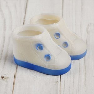 Ботинки для куклы «Шик», длина подошвы: 7 см, 1 пара, цвет голубой