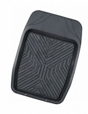 Коврик "AUTOPROFI Groove" TER-150F BK универсальный, ванночка, передний ряд, 1 пред, 48х69см, черный