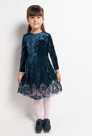 Платье детское для девочек Glace темно-синий