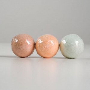 Набор бурлящих шаров для ванн Happy "Заряжайся счастьем", 3*40 г
