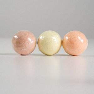Набор бурлящих шаров для ванн Happy «Для хорошего дня», 3 штуки по 40 г