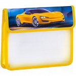 Папка для тетрадей 2 отделения, А5, ArtSpace &quot;Dream car&quot;, картон/пластик, на липучке