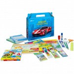 Набор школьно-письменных принадл. ArtSpace &quot;Super car&quot; в подарочной кор, 28 предметов