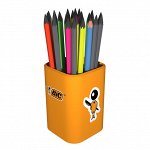 Карандаш ч/г Bic &quot;Evolution Fluo.Triangle.ECOlutions Black&quot;, HB, заточен., пластиковый, ассорти