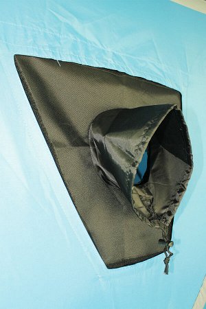 Окно для палатки куб с выходом под трубу печи или теплообменника