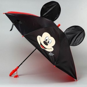 Зонт детский с ушами «Микки Маус» ? 70 см 2919719