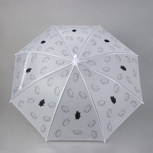 Детский зонт «Чёрно-белые кошки» 92 * 92 * 75,5 см, МИКС