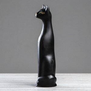 Копилка "Кот", акрил, чёрная, 48 см