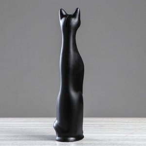 Копилка "Кот", акрил, чёрная, 48 см