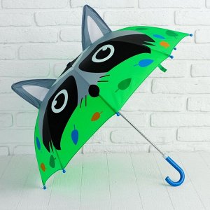 Зонт детский фигурный «Енот»