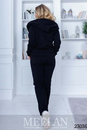Женский спортивный костюм 23036 черный