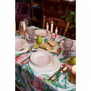 Скатерть «Доляна» Tropical kitchen, 180x144 см, 100% хлопок, 164 г/м²