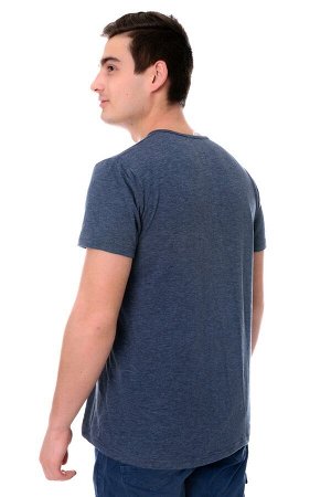 ФМИ-КР Мужская футболка ФЛАМЛИ - короткий рукав (Темно-синий)