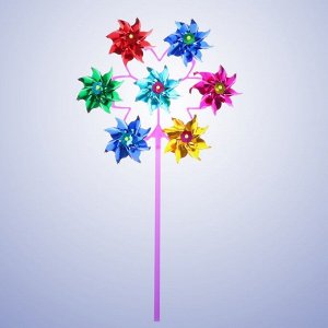 Ветерок фольга «Цветок», семь элементов