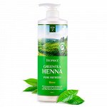 Deoproce Бальзам для волос с зеленым чаем и хной - Green tea henna pure refresh rinse, 1000 мл