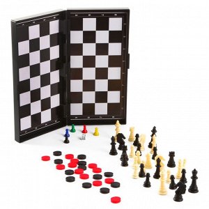 Удачная партия Бондибон BOX шашки, шахматы, бродилка арт. 9832