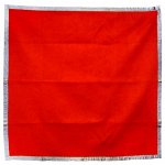 здс03 Скатерть для гадания 70х70см бархатный спандекс красная