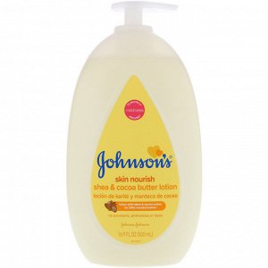Johnson & Johnson, Skin Nourish, Shea & Cocoa Butter Lotion, 16.9 fl oz (500 ml)