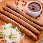 Колбаски для жарки (в бараньей череве) (вес 600 - 800 гр.)